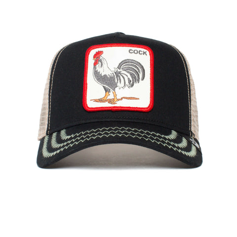 The Cock Trucker Hat Black