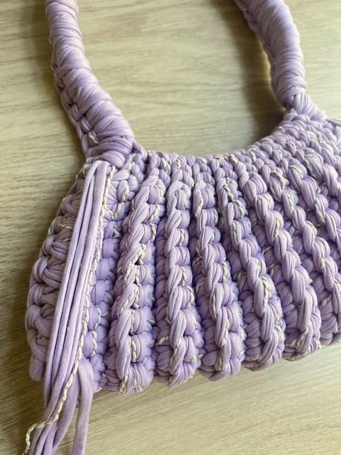 Braided bag lavender