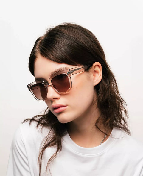 Liv Transparent Sand Sunglasses