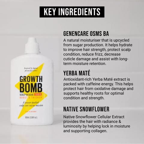 Growth Bomb - Hair Rescue Tonic - Boost & Thicken - 100ml