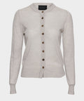 Rose merino cardigan_sand