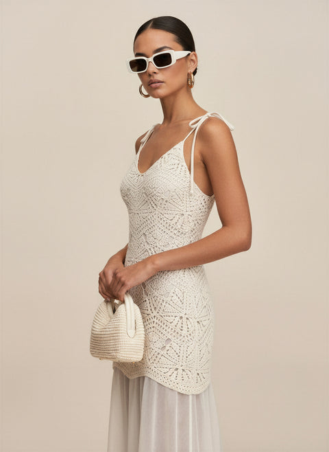 Azure Dress White