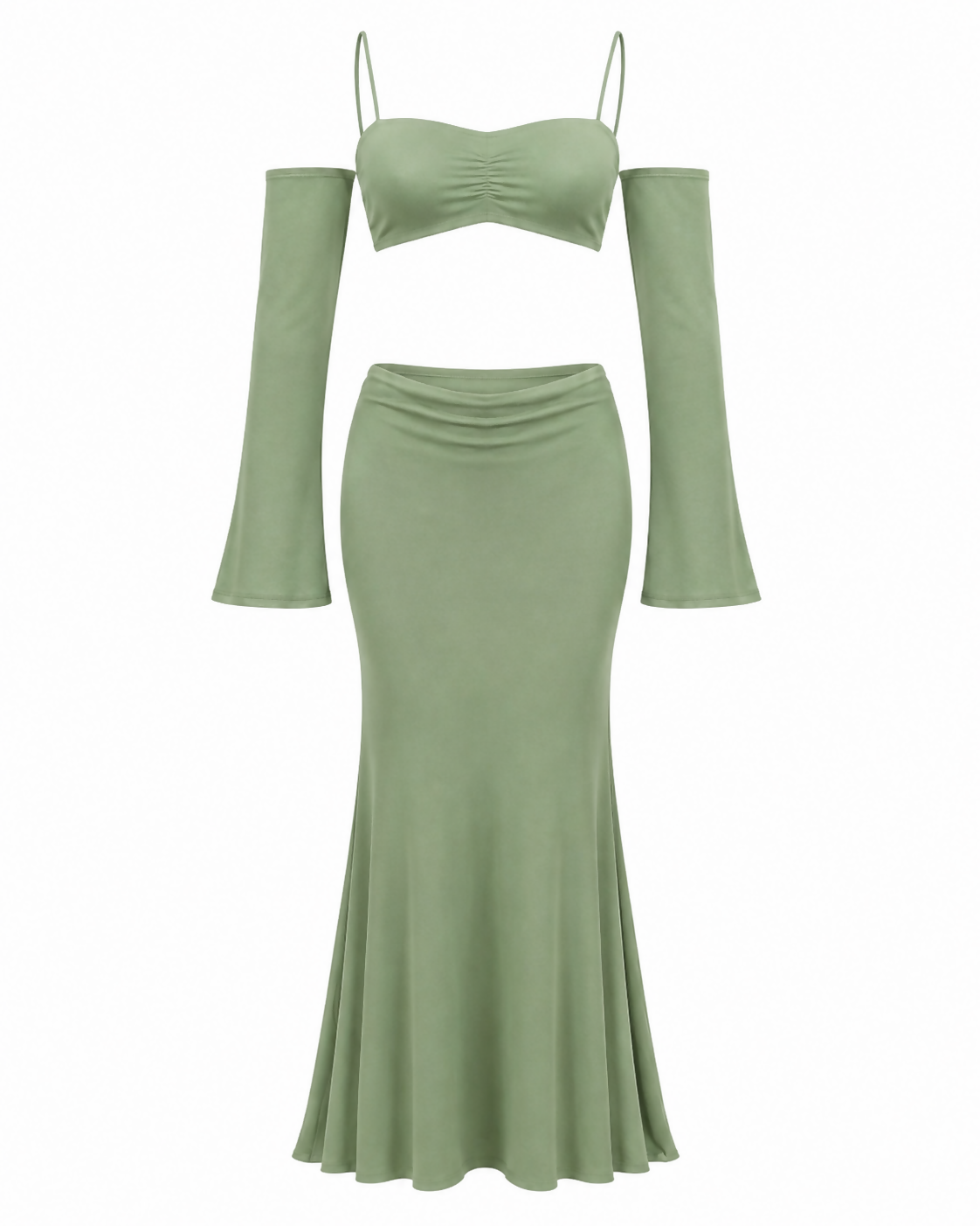 Ivy Dress Set Green