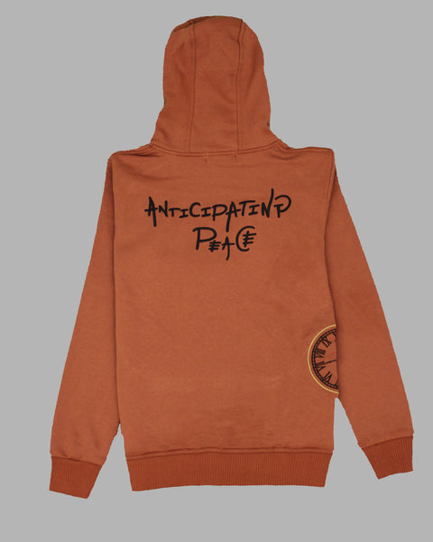 Anticipating Peace Embroidery Hoodie