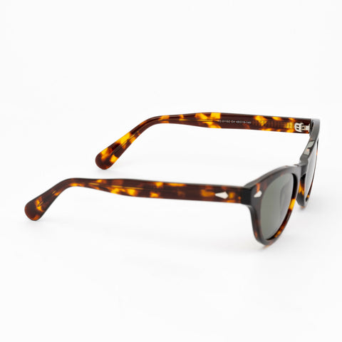 Eden Sunglasses | Brown Frames & Green Lenses