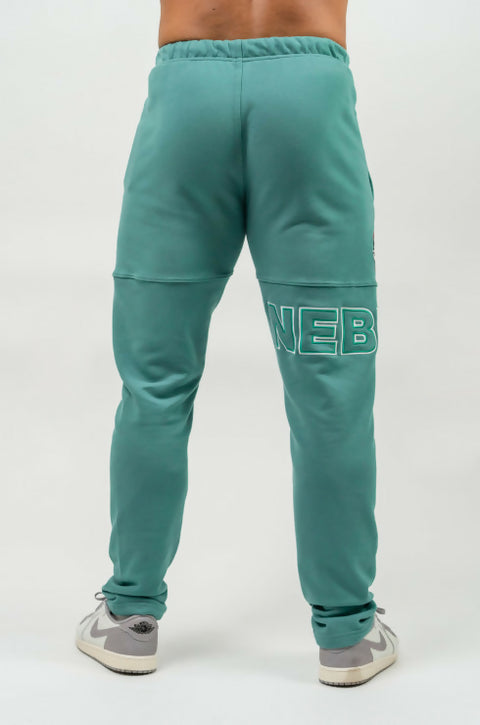 NEBBIA x OLYMPIA GYM SWEATPANTS COMMITMENT GREEN