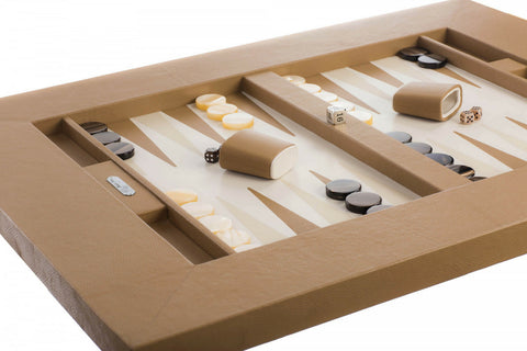 Backgammon Table Cuir Buffle (2)