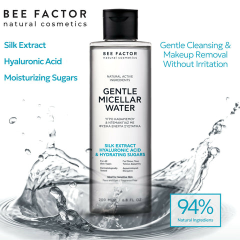 Gentle Micellar Water – Cleansing & Makeup Removal For Face & Eyes 200ml
