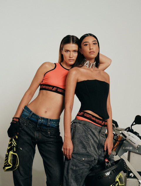 Technical Machines Yoga Set Orange Black