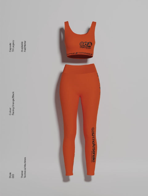 Technical Machines Yoga Set Orange Black