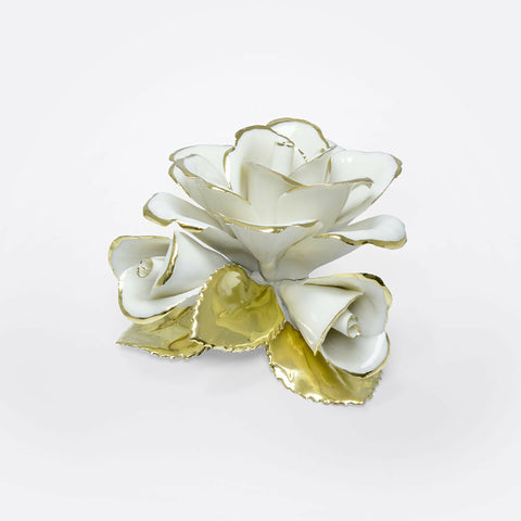 susarts handmade porcelain rose