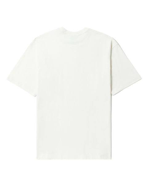 Patched White T-shirt in Cotton Jersey