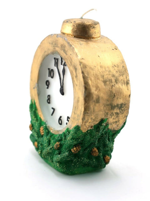 susarts handmade long lasting candle ''Clock''