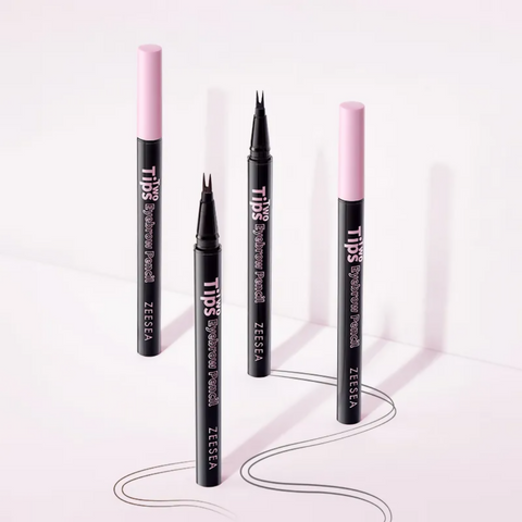 ZEESEA two tips eyebrow pencil 02 GRAYISH BLACK