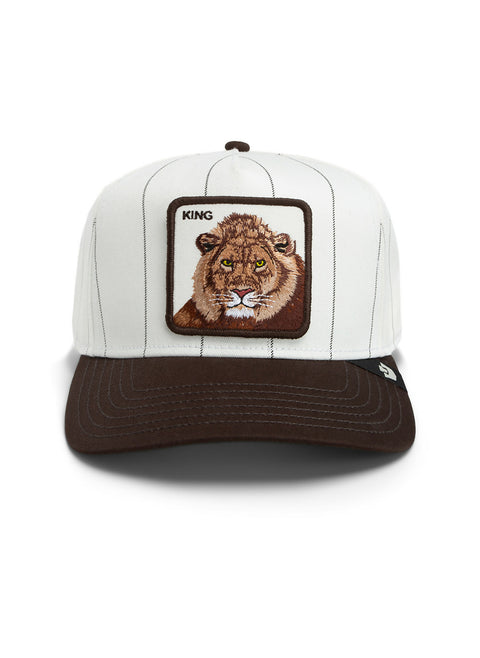 Goorin Bros Pinstripe Lion Trucker Cap