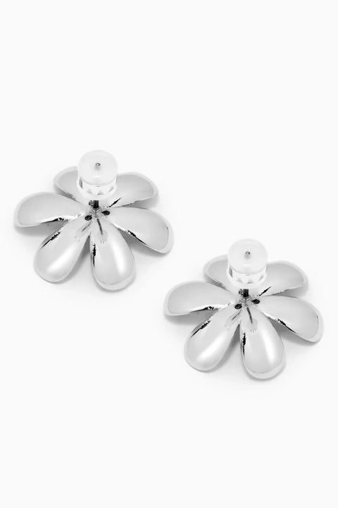 DAISY STATEMENT STUDS- SILVER