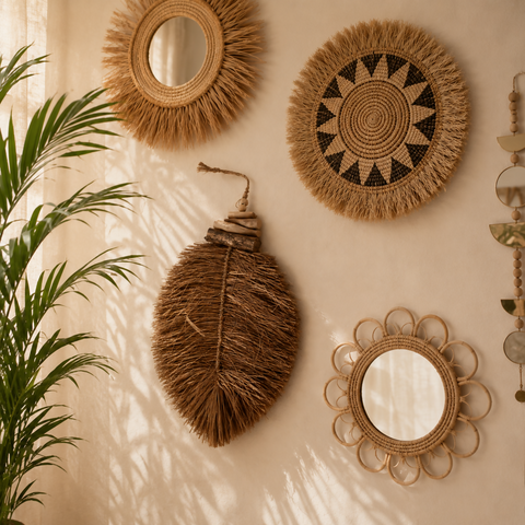 Leaf wall hanging