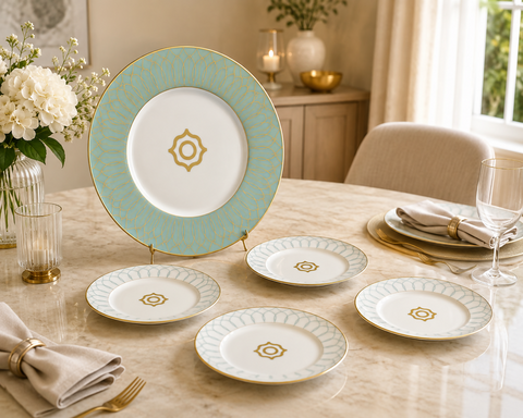 Opal Elegant Plate Set