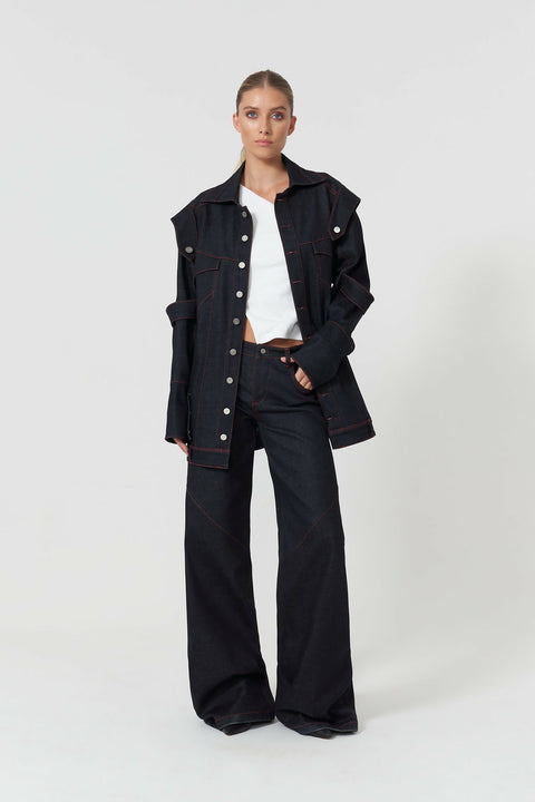 Davidson Oversized Strappy Jacket