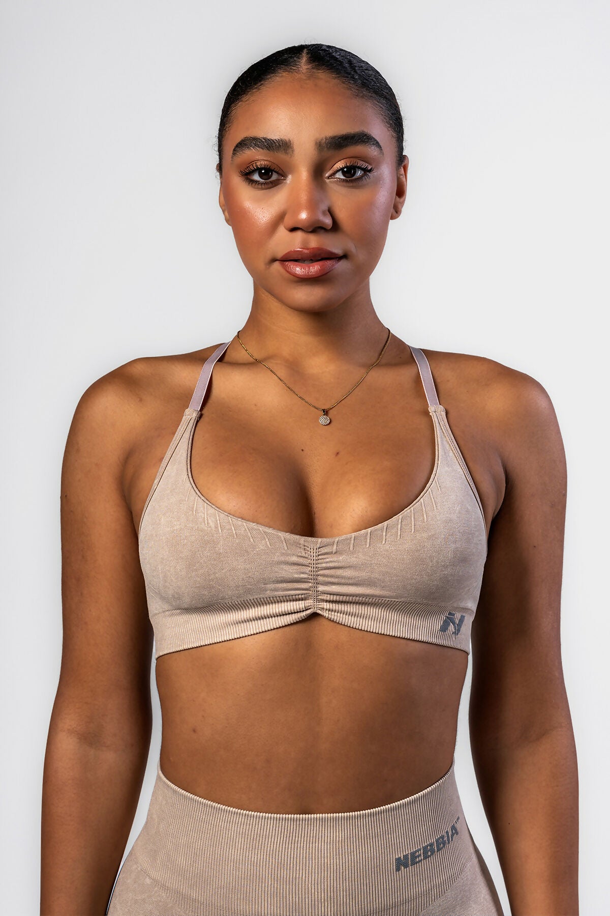 Nebbia Medium Support Sports Bra Totally Cream