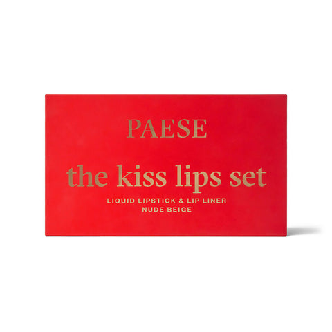 PAESE THE KISS LIPS SET - 01 NUDE BEIGE