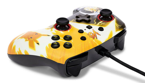 PowerA Enhanced Wired Controller for Nintendo Switch - Pokémon: Pikachu vs. Meowth