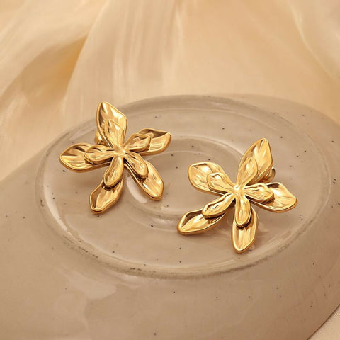 Golden Bloom Earrings
