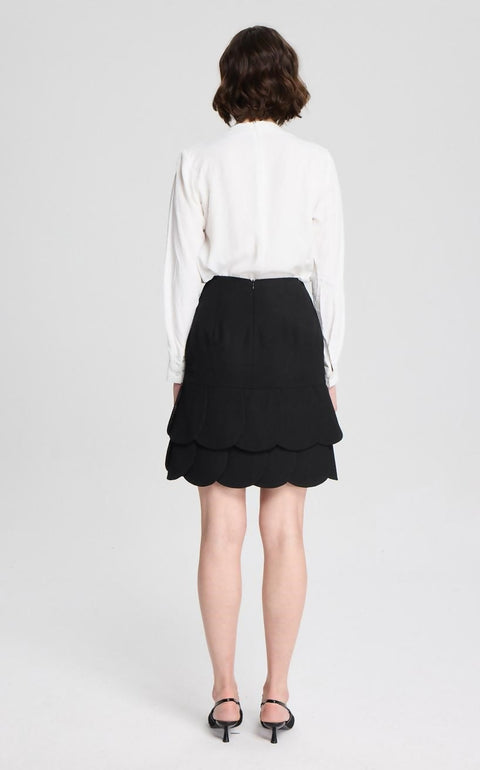 Luna Dream Black Short Skirt
