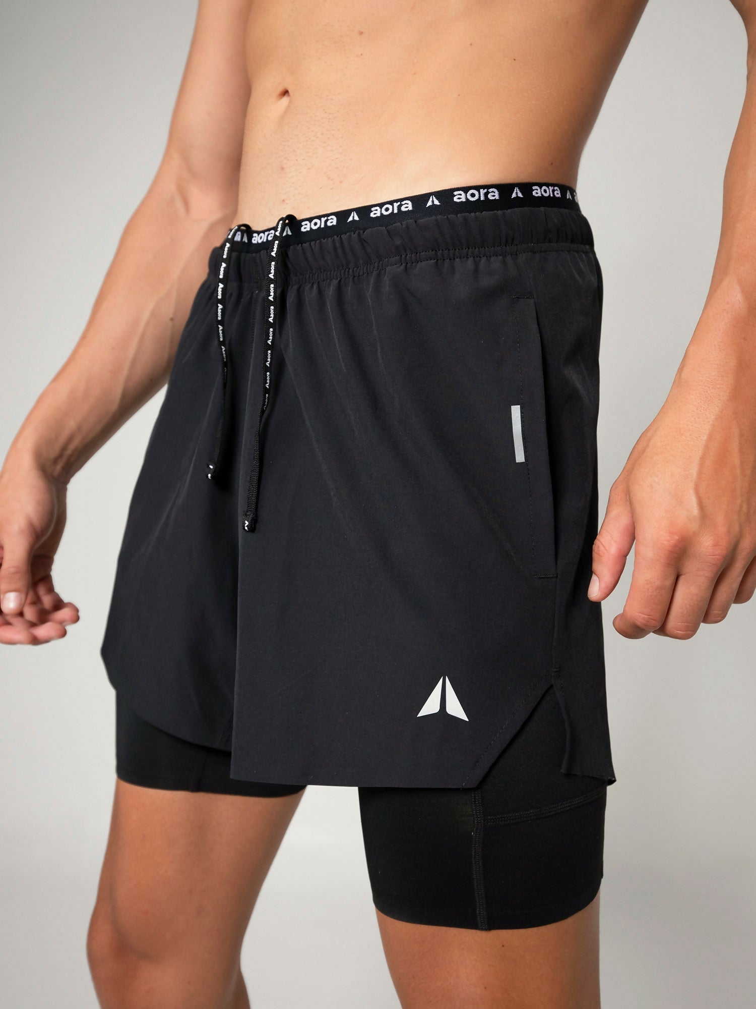 HYBRID KANZAI SHORT BLACK