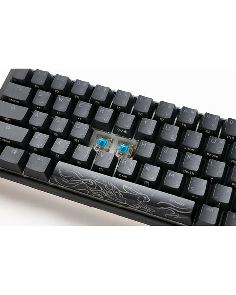 Ducky One 3 Classic Black/White Mini 60% Cherry Blue Key Arabic