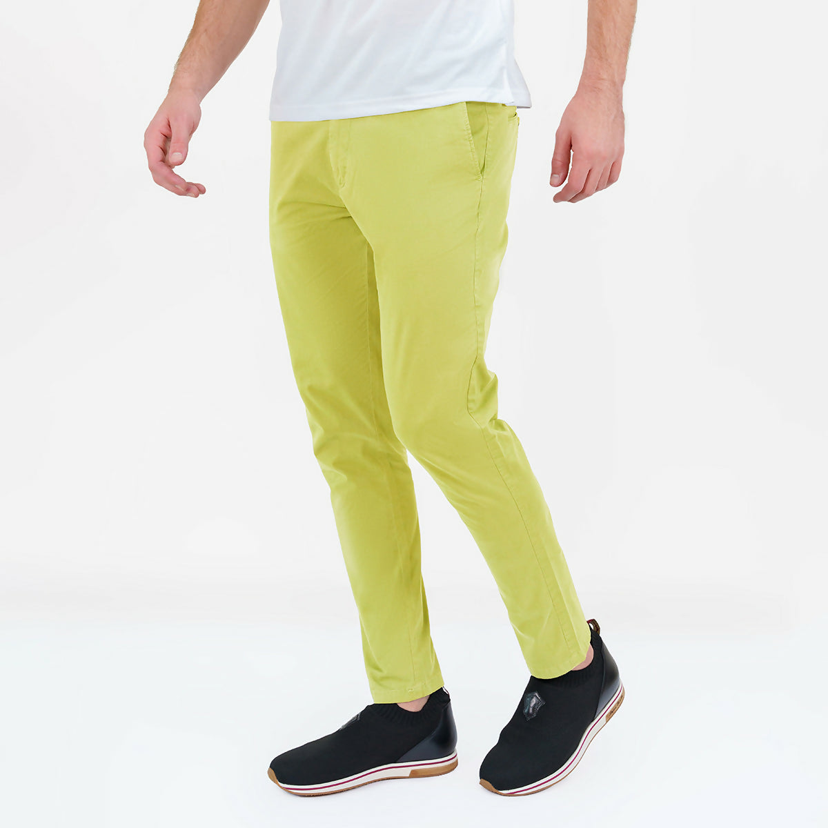 Via Milano Trouser Lemonade Yellow