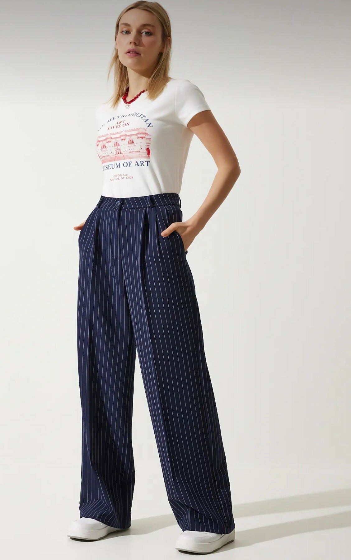 MY PEANUT Dilan Pants in Navy