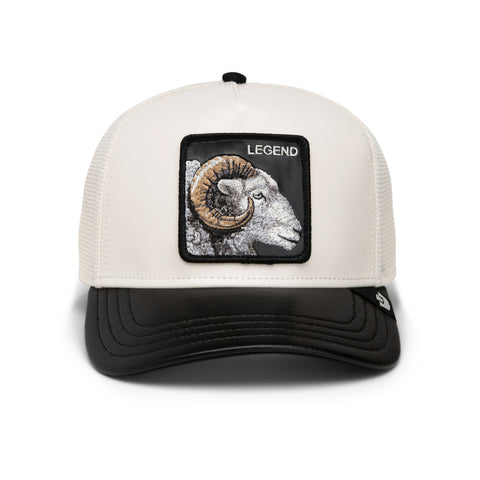 Goorin Bros. Faux Leather Ram Trucker Cap
