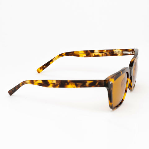 Zenith Sunglasses | Brown Frames & Yellow Lenses