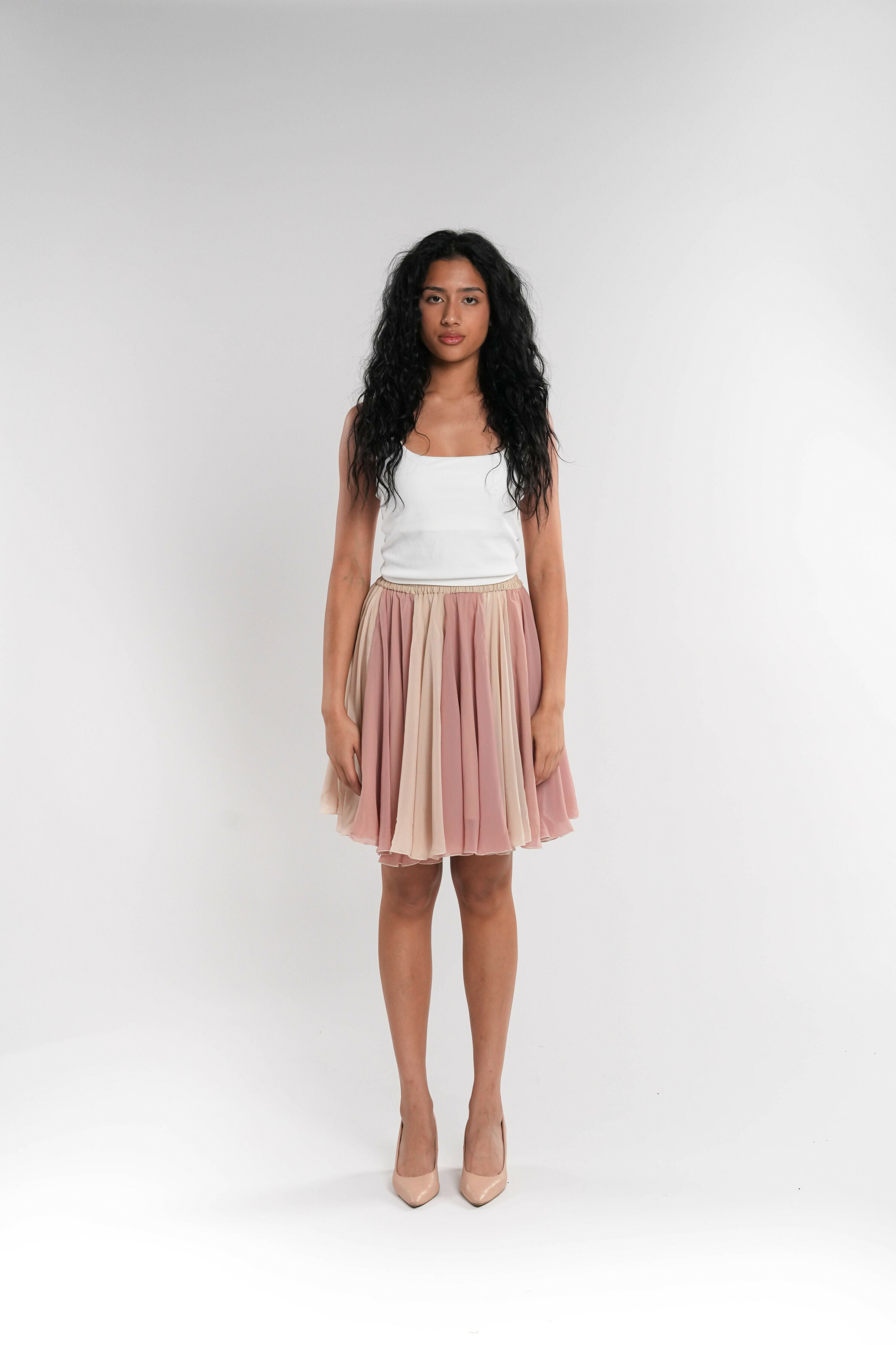 Mini Chiffon Skirt