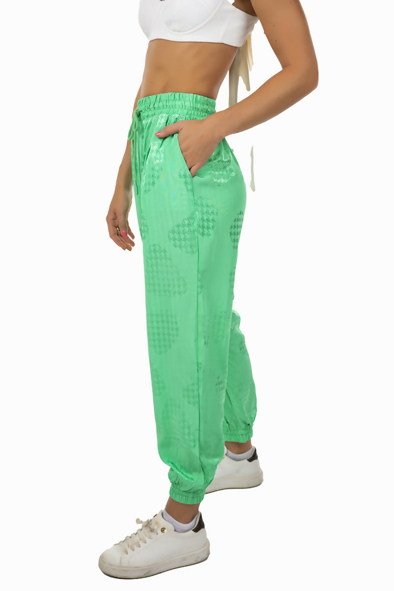 MY PEANUT Lara Self Jacquard Pants