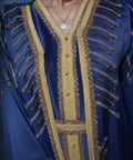KAFTAN 2 PC BLUE -GOLD 1 (1)