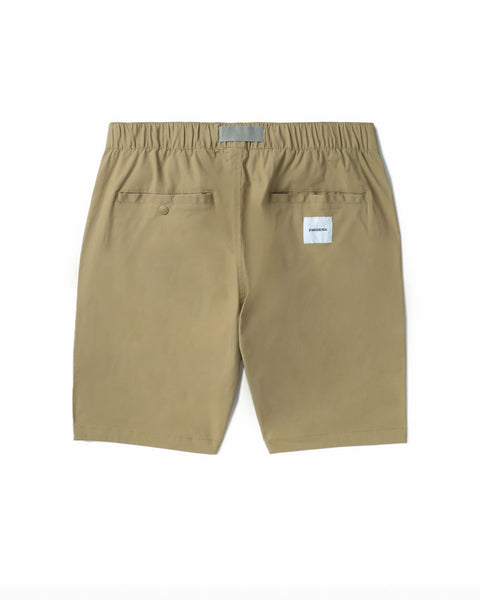 Belted Beige Shorts in Cotton