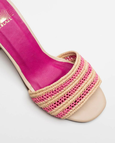 MODELE HELL - Natural/Fuxia Coral