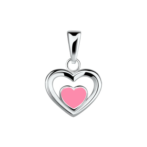 Pink heart Necklace