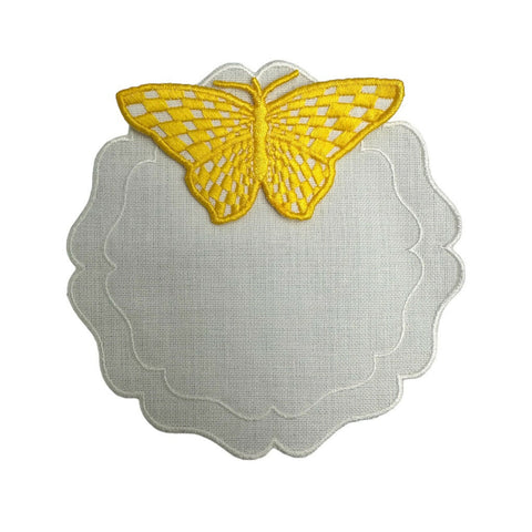 LAL COCTAIL NAPKIN IN YELLOW