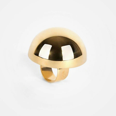 Susarts handmade 22K gold plated ring