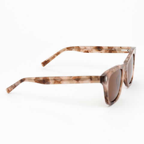 Zephyr Sunglasses | Light Brown Frames & Brown Lenses
