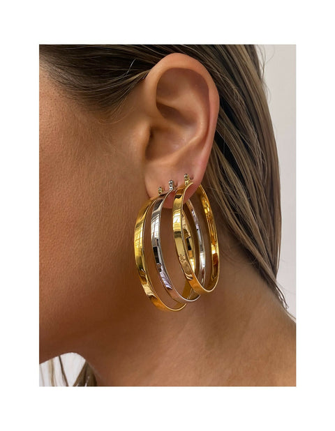 XL Celine Hoops- Gold