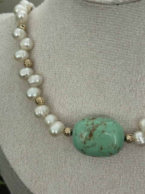 Verde Pearl Necklace