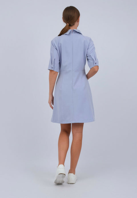 Lilac Dress With A Slit