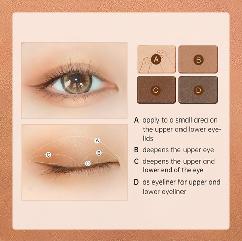 ZEESEA Tipsy Kitty Eyeshadow Quad - 06 Ordinary Love