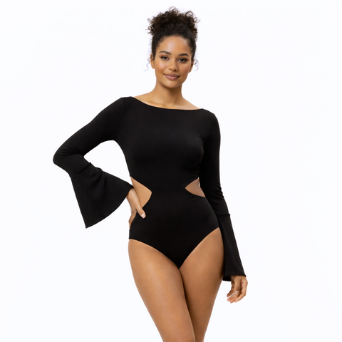 The Icon Bodysuit Black