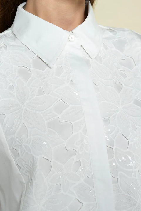 ARIA EMBROIDERED SHIRT