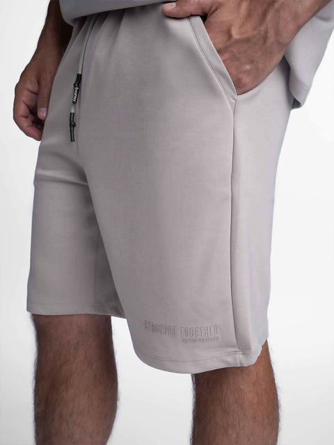 Rayon Oversized Adults Shorts SILVER GREY